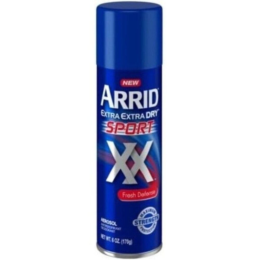 Arrid XX Extra Extra Dry Sport 6 Oz. Fresh Defense Aerosol Deodorant